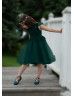 Cap Sleeves Lace Tulle Keyhole Back Fancy Flower Girl Dress